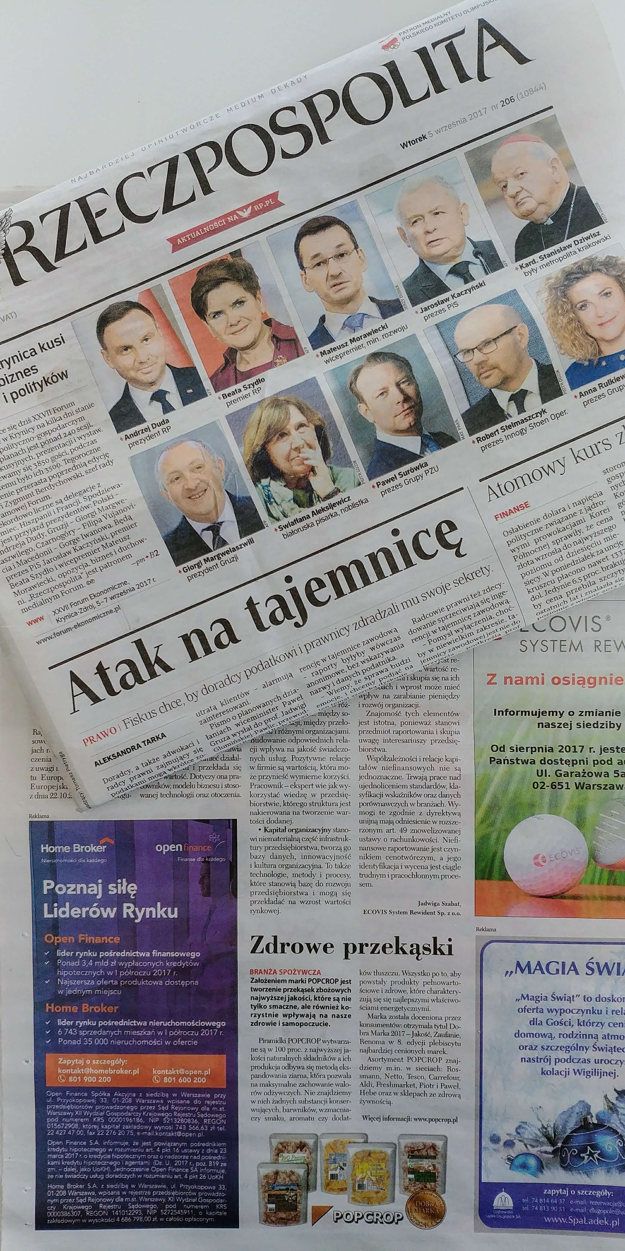 Znowu piszą o naszych zdrowych przekąskach :)