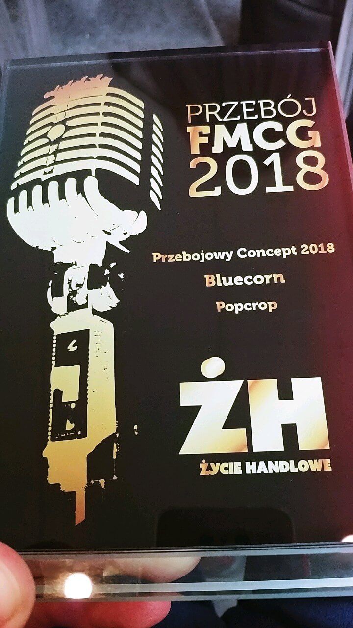 Bluecorn: wyróżnienie Przebój FMCG 2018 za koncept i innowacje